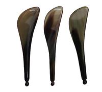 NIYANGLE 1 Pc Palo De Acupuntura Jade Guasha Cuerno De Gua Sha Tabla Raspadora Palo De Masaje Raspado Herramienta De Masaje De Raspado Placa De Raspado Ferramentas Bocina Aspiradora Cuernos