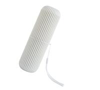 NIYANGLE 1 Pieza Caja de Almacenamiento Viaje Taza de Cepillado Portable Creativo Hogar y Uso Color Beige Almacenar Pasta Peine