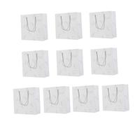 NIYANGLE 10 Bolsas De Sencillas Para La Compra Para Regalar Para Regalar Para Bebé Para Ropa De Papel Blanco