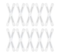NIYANGLE 10 Pares Fundas de Silicona para Patillas de Gafas Antideslizantes Cómodas y Aplicables Protectores para Gafas de Ver Lectura y Sol Accesorio Práctico para Uso Diario y Deportes
