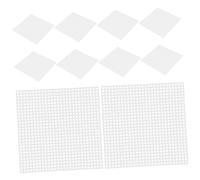 NIYANGLE 10 Piezas de de Malla Plástica para Manualidades y Transpirable para Pelucas y Bordados Diseño de Malla Cuadrada para Bricolaje Coser y