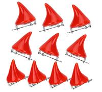 NIYANGLE 10 Piezas Horquillas con Forma de Rojo para Halloween Accesorios de Disfraz Gótico Clips de Pelo Brillantes para Fiestas Temáticas Cosplay y Decoración Festiva