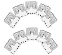 NIYANGLE 100 Piezas de Puerto Hembra USB 2.0 Diseño Horizontal de 90 Grados, Conector Abs y Aleación de Zinc, Adecuado para Proyectos Electrónicos y Reparación de Laptops
