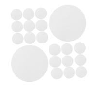 NIYANGLE 100 piezas Deshumidificadoras de Fibras Vegetales para Alimentos Redondas y Reutilizables Absorbentes de Humedad para Conservar Snacks Frescos Tarros y Latas de Galletas