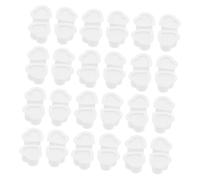 NIYANGLE 100 Piezas Taza para Forma de Corazón Portatintas de Silicona con Base para Tatuadores Copas de Pigmento para Forma de Corazón Accesorios
