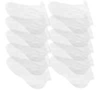 NIYANGLE 1000 Piezas máscara de pie de pie impermeable calcetines hidratantes después de la cera o Transparente