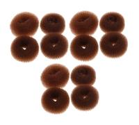 NIYANGLE 12 Piezas Anillo para Moño de Pelo para Niñas y Mujeres Fabricante de Panecillos de Cabello