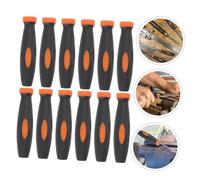 NIYANGLE 12 piezas Mangos Ergonómicos para Cubierta de Goma Antideslizante Diámetro Mango Bicolor para Herramientas de Archivo Accesorios Prácticos para Reparaciones Domésticas y