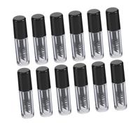 NIYANGLE 12 Piezas Mini Tubo De Máscara Botella De Pestañas Tubos De Rímel Vacío Para Mujer El Plastico