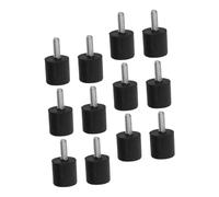 NIYANGLE 12 Piezas Niveladores Ajustables para Muebles con Base de Goma Antideslizante Protectores de Suelo Que Reducen Ruido y Permiten Ajustar Altura para Mesas y Sillas