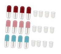 NIYANGLE 12 Piezas Tubos Mini Bálsamo Labial Rellenables Transparente Compacto Portátil para Viaje y Diario Kit con Sellado para Brillo de Labios DIY Color Aleatorio