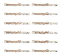 NIYANGLE 12 Rollos de Mezuzá Judíos para Puerta, Decoración Religiosa Israelí con Bendiciones Bíblicas, Adornos de Pergamino para Postes de Puertas, Escritura Sagrada para Decoración