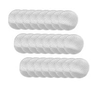 NIYANGLE 120 Piezas Unidades Toallitas Desmaquillantes Redondas con Perlada Doble Cara y Bolsillo para Dedos Almohadillas Faciales Suaves No Tejidas para Limpieza de Maquillaje Rostro
