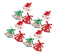 NIYANGLE 15 Cajas de Obsequio para Dulces de Navidad Diseño Creativo, Hechas de Papel, Ideales para Fiestas en Casa y Envoltorios Originales