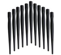 NIYANGLE 15 Piezas Portaplumas Profesional de Plástico Negro, Soporte Fácil de Llevar y Cómodo para Caligrafía y Dibujo Artístico