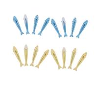 NIYANGLE 16 Piezas Central De Pelo De Pescado Pinzas Para El Cabello De Las Mujeres Pinza Para El Cabello Aleación De Cabellas Horquilla De Boca De Pescado De Fish Bangs