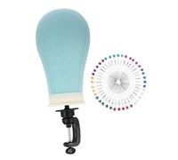 NIYANGLE 1juego Cabeza De Maniquí Calva Para Pelucas Soporte Herramienta De Exhibición Para Pelucas Maquillaje y Accesorios Para Uso Profesional y Personal