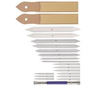 NIYANGLE 1juego Dibujo Artístico con Difuminadores de Papel Borrador y Extensor de Lápiz para Principiantes Incluye Papel de Lija para Afilar y Herramientas de Carboncillo para Sombreado