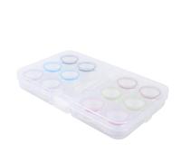 NIYANGLE 1juego Estuche De Almacenamiento para Lentes De Contacto Práctico y Ligero para Viajes y Uso Diario Compatible Lentes