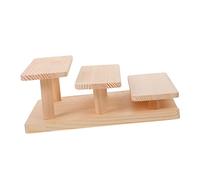 NIYANGLE 1Pc De Madera Maciza Soporte para Presentación De Joyería Soporte De Anillo Bandeja De Pulsera Soporte De Escritorio Soporte De Exhibición De Magdalenas Soporte De Esmalte De Uñas