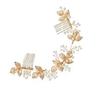 NIYANGLE 1pieza Peine De Pelo Elegante De Perlas Para Novias y Damas De Honor Accesorios Nupciales De Diseño Delicado y Atractivo Para Bodas y Celebraciones