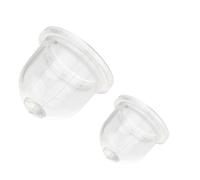 NIYANGLE 2 Bombillas de Cebado para Cortasetos y Segadora de Césped, de Plástico Succión de Aceite Correcta, Tallas L y S para Uso en Jardín