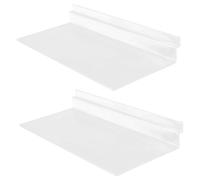 NIYANGLE 2 Piezas Almacenamiento de Zapatos Transparente de Plástico para Pared, Minimalista, Mejor Soporte y Montaje Sencillo, para Exhibición en Supermercados y Centros Comerciales,