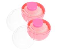 NIYANGLE 2 Piezas Caja de Polvo para Cuerpo Contenedores Vacíos para Talco y Polvo Corporal Práctico y Duradero Almacenamiento Portátil para Bebés