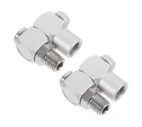 NIYANGLE 2 Piezas Conector Neumático Conector Giratorio Amoladora De Troquel Rueda De Corte Herramienta De Aire Conector Giratorio Conectores Rápidos Neumáticos Pieza De Conexión Rotativa