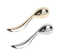 NIYANGLE 2 Piezas Cucharas de Masaje Facial Cucharas para Crema Facial Ergonómico para Cosméticos y Cuidado