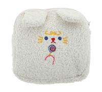 NIYANGLE 2 Piezas De Felpa Tía Toalla Bolsa Monedero Cartera Mini Monederos Mini Bolsa De Maquillaje Bolsas De Maquillaje para Mujer Bolsas De Maquillaje Kawaii Bolsas De Almohadilla