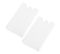 NIYANGLE 2 Piezas Estuche de Hielo Reutilizable de Plástico Diseño Especial de Sellado para Mantener Bebidas Frías en Camping y Actividades al Aire Libre