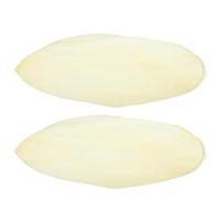 NIYANGLE 2 piezas Parches de Tambor Piel Cabra Recambio Cuero Natural para Tambores Africanos Percusión Profesional