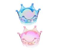 NIYANGLE 2 Piezas Peine Desenredante para Niñas Forma de Cepillo de Cabello Infantil Ligero y Portátil Accesorios Coloridos para Cuidado del Cabello de Niñas Color Aleatorio