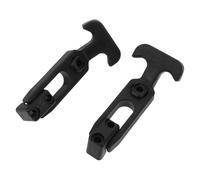 NIYANGLE 2 piezas Pestillos de Goma Ajustables para Capó de Coche Cierre Elástico Resistente para Herramientas y Maquinaria de Fácil Instalación Absorción de Vibraciones Uso Profesional