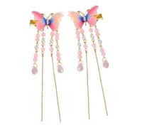 NIYANGLE 2 Piezas Pinzas para Cabello de con Borlas Accesorio para Niñas Decoración de Cabello Elegante y Cómodo para Bodas y Fiestas