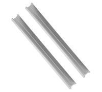 NIYANGLE 2 Piezas Protector de Borde para Cajón de Cocina de Acero Inoxidable 304, Tira Protectora de Gabinete de 28 Cm, 2 Piezas, Resistente Corrosión Calor para Muebles de Cocina y Baño