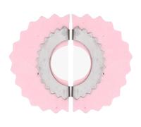 NIYANGLE 2 piezas Silbato para Pájaros Juguete Color Rosa Sonido Pajaros Chirridos Divertido Llamador Portátil Regalo Cumpleaños