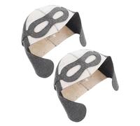 NIYANGLE 2 Piezas Sombreros de Fieltro para Sauna Unisex Protección Térmica Absorbentes Ligeros Secado Rápido Accesorios Esenciales para Baño Ruso y Spa