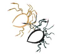 NIYANGLE 2 Piezas Tocado de faraón egipcio tocado de serpiente de halloween accesorios para el cabello medusas para mujeres vestir Plástico