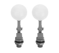 NIYANGLE 2 Piezas Válvula de Flotador Válvula de Flotación del Depósito de Plástico 1/2 Pulgada, Diseño Ajustable, Control Automático de Nivel de Agua, Instalación Fácil, para Tanque