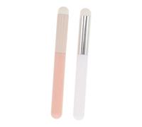 NIYANGLE 2 Pinceles de Labios Ultrasuaves Cabeza de 2 Piezas Aplicadores de Maquillaje Perfectos para Labios Sensibles para Pinceles de Maquillaje