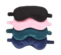 NIYANGLE 2 Series Antifaz Para Dormir Noche Cubre Ojos De Viaje Bloqueando Debajo De La Máscara De Ojos Máscaras Para Los Ojos Contorneado Cubrir Oscuro Seda 4 Piezas