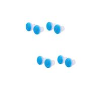 NIYANGLE 2 Series De Congestión Nasal Tapón Papilas Nasales Dispositivo Nasal Aparato De Respiración Nasal Blue 2 Piezas*2