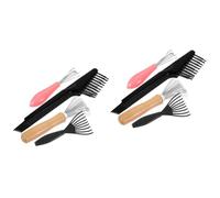 NIYANGLE 2 series Limpiador De Garras Cepillo Para Rizos Cepillo Limpiador Para El Cabello Herramienta Limpiadora Para Peines Removedor De Cabello Herramientas Para El 4 piezas x 2