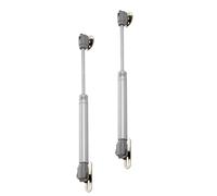 NIYANGLE 2 Soportes Neumáticos de Gas 100n para Puertas de Armario, Pistones Hidráulicos Extensibles Base Metálica para Amortiguación y Cierre Suave en Muebles de Cocina y Gabinete