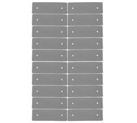 NIYANGLE 20 almohadillas para el cabello - Almohadillas térmicas para permanente - Tapetes aislantes - Láminas aislantes para permanente - Envolturas resistentes al calor para uso en salón 4,13 x