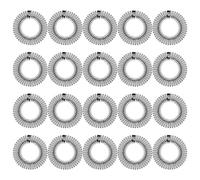 NIYANGLE 20 diademas elásticas con peine para el cabello: pinzas flexibles para todo tipo de cabello - Peines circulares invisibles para uso diario de mujeres