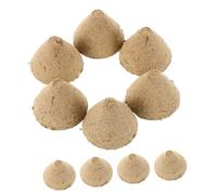 NIYANGLE 20 Piezas Palitos De Moxa Tradicional Con Flor Roja Conos De Moxa Hechos Mano Portátiles Para Uso Casa y Salón Salvaje Para Moxibustión