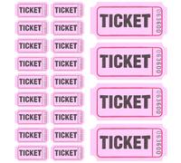 NIYANGLE 200 piezas boletos doble rollo para rifas y eventos, tickets para carnaval y parque de diversiones, ideales para sorteos en fiestas y recaudación de fondos